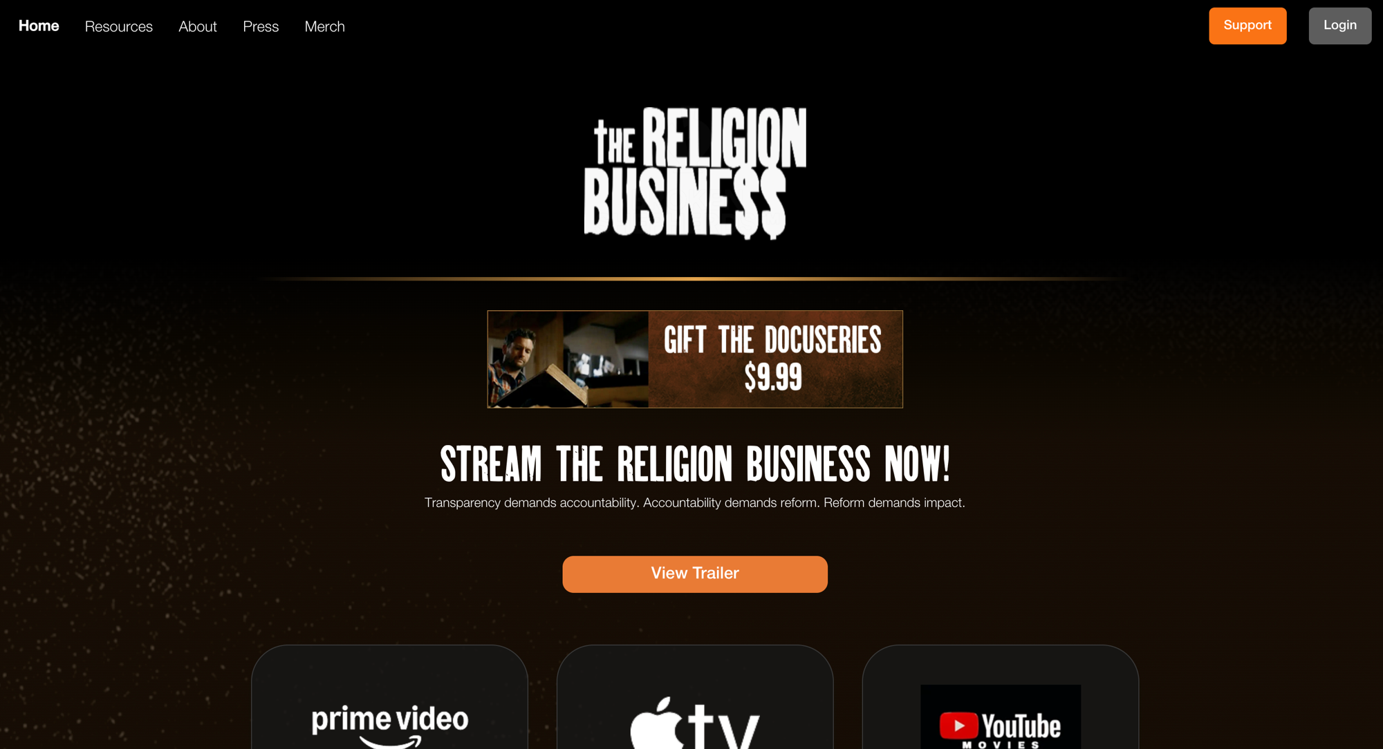 The Religion Business